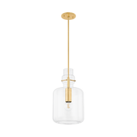 Mitzi LUMI PENDANT in AGED BRASS
