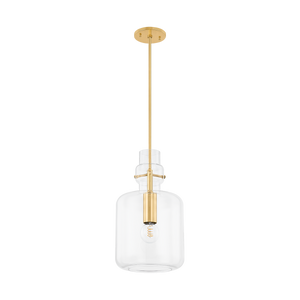 Mitzi LUMI PENDANT in AGED BRASS