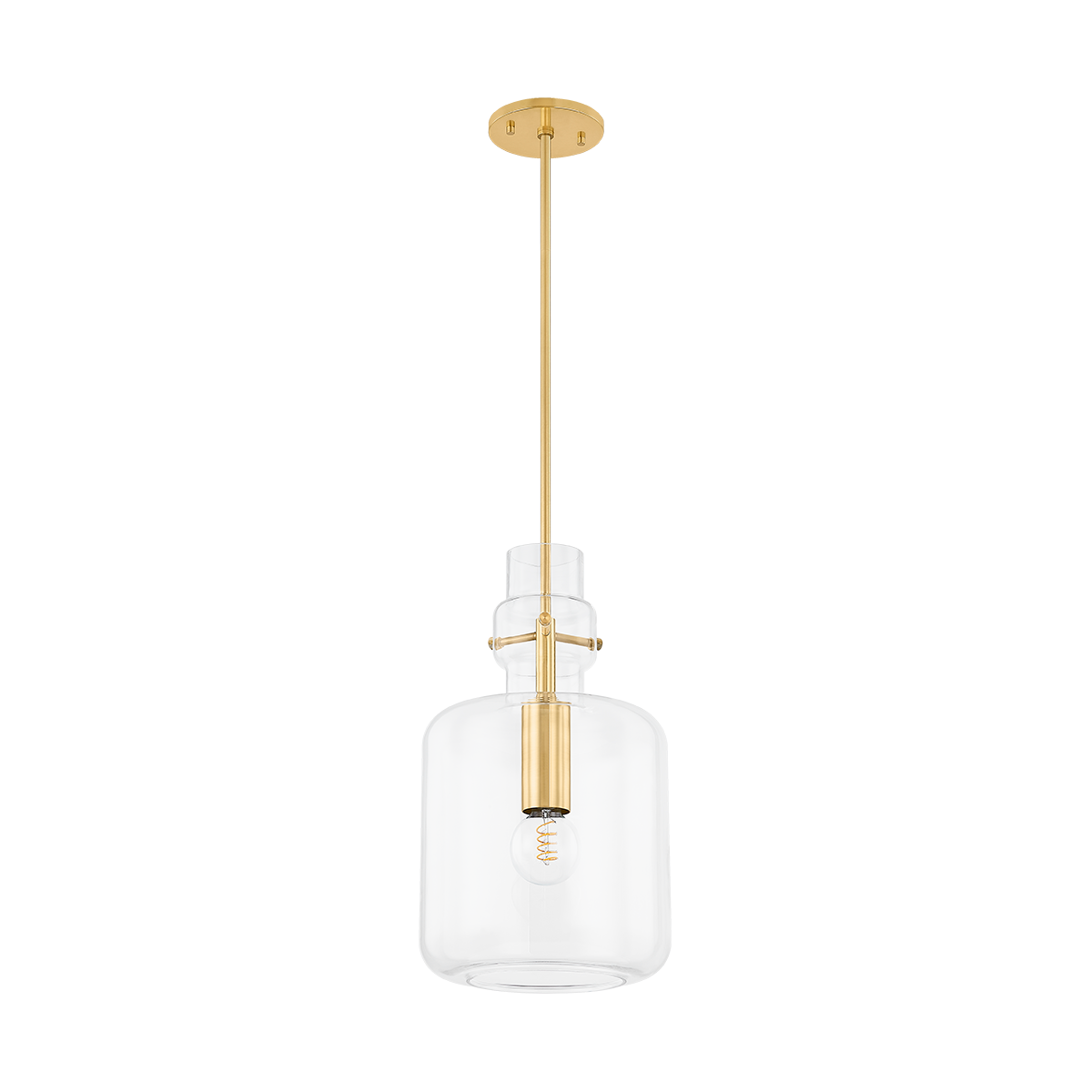 Mitzi LUMI PENDANT in AGED BRASS