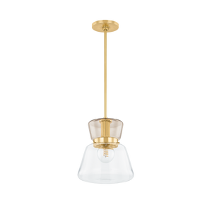 Mitzi ELODIE PENDANT in AGED BRASS