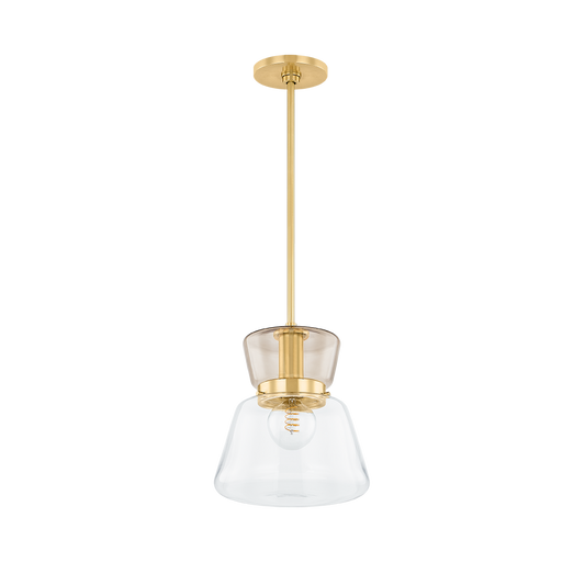 Mitzi ELODIE PENDANT in AGED BRASS