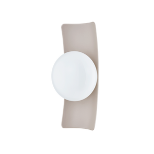 Mitzi TERRA WALL SCONCE in AGED BRASS/CERAMIC ANTIQUE IVORY
