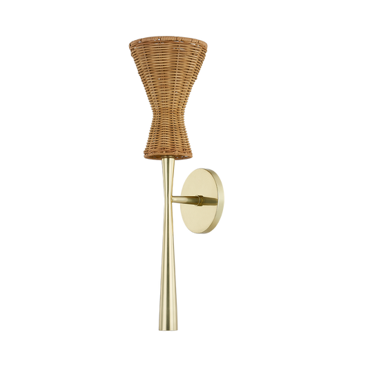 Mitzi HONEY WALL SCONCE in AGED BRASS