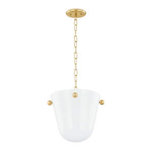 Mitzi RIMA PENDANT in AGED BRASS