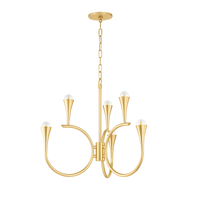 Mitzi AVIANA CHANDELIER in AGED BRASS