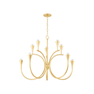 Mitzi AVIANA CHANDELIER in AGED BRASS