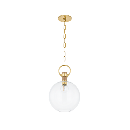 Mitzi CATRINE PENDANT in AGED BRASS