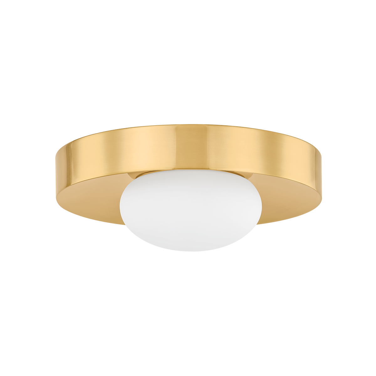 Mitzi PEPA Flush Mount in AGED BRASS