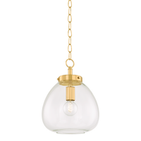 Mitzi DELLA Pendant in AGED BRASS