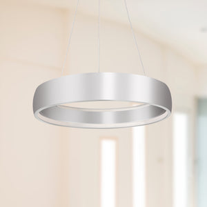 Halo 23-in Black LED Pendant