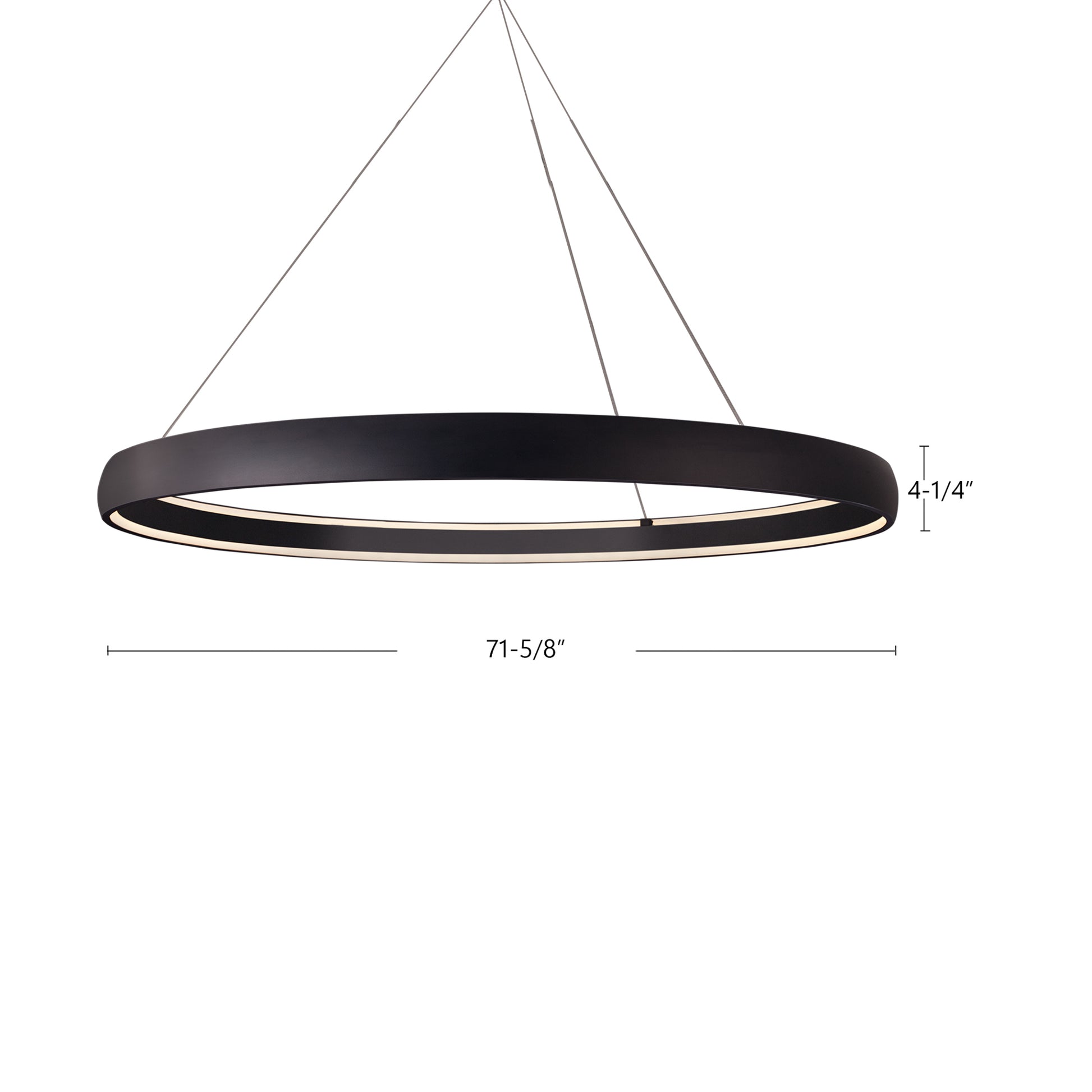 Halo 72-in White LED Pendant