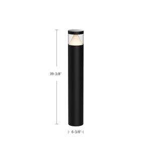 Hanover 40-in Black LED Exterior Bollard