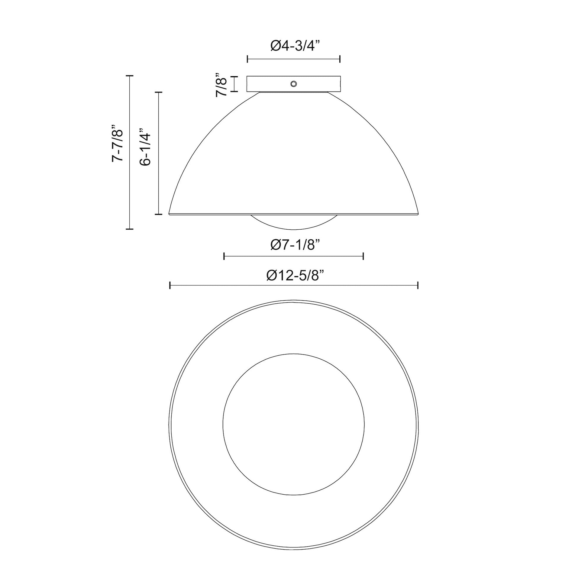 Haven 12-in Flush Mount