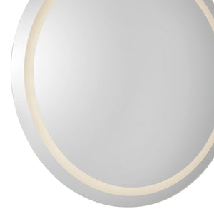 Hillmont 40-in Sandblasted Merc Edge LED Vanity Mirror