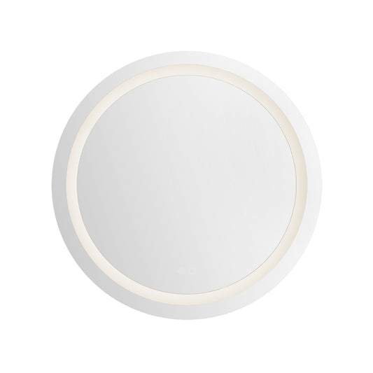 Hillmont 32-in Sandblasted Merc Edge LED Vanity Mirror