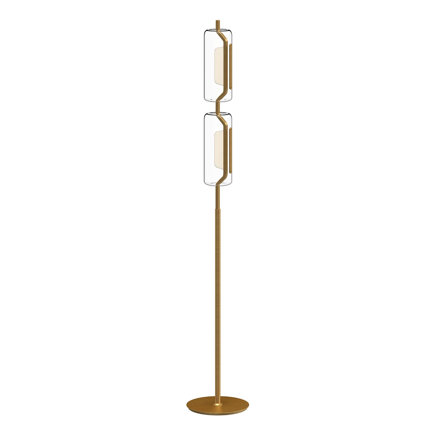 Hilo 63-in Black LED Floor Lamp