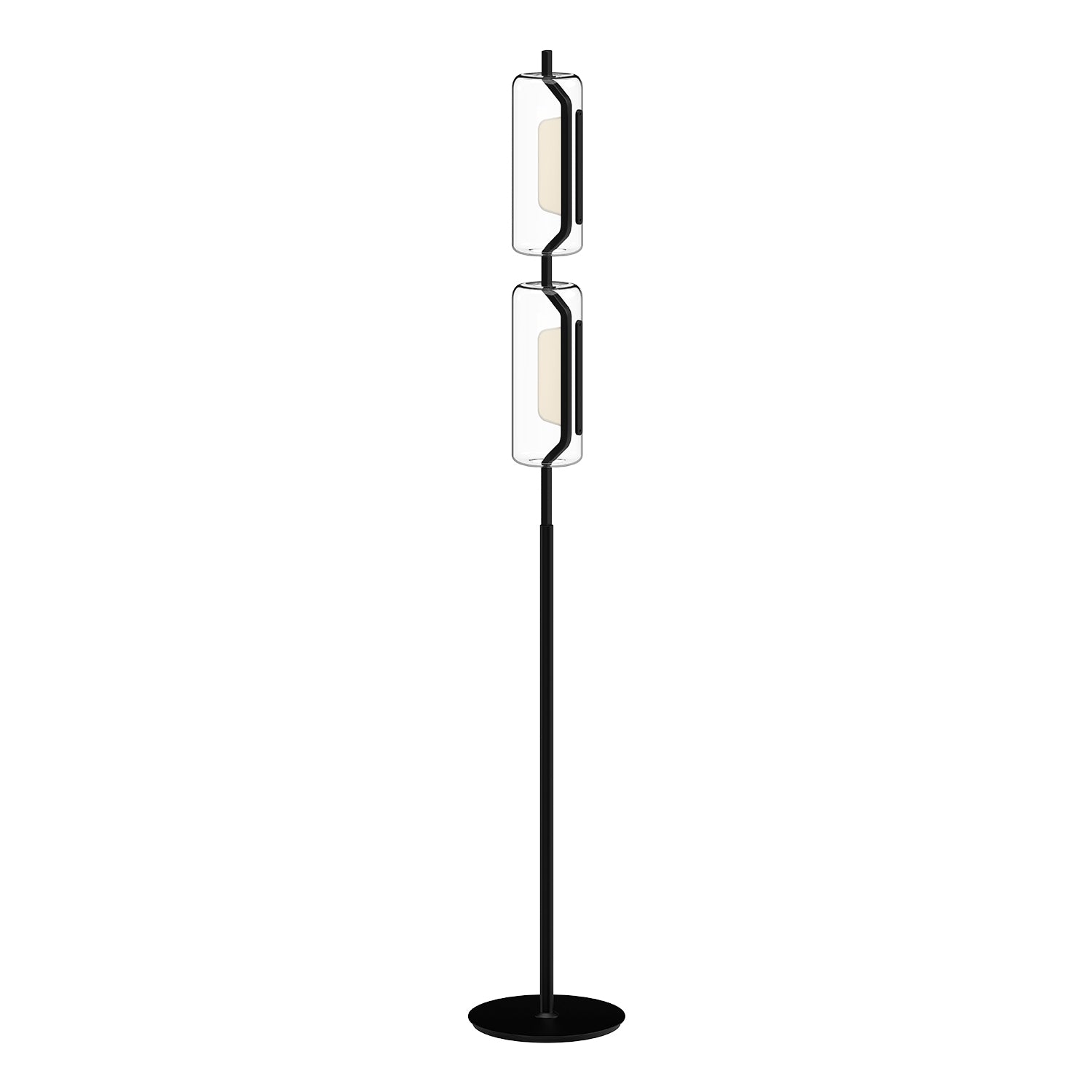 Hilo 63-in Black LED Floor Lamp