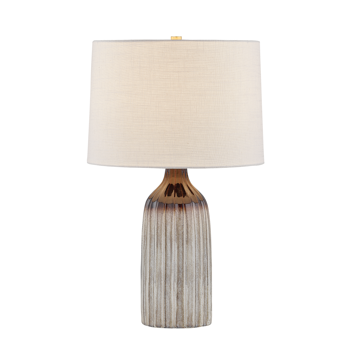 Mitzi RAISA Table Lamp in AGED BRASS/CERAMIC AFFOGATO