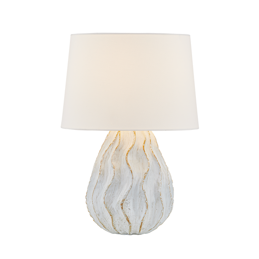 Mitzi KARLA Table Lamp in AGED BRASS/CERAMIC SEA SALT