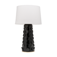 Mitzi Naomi Table Lamp in Black Lustro/gold Leaf Combo