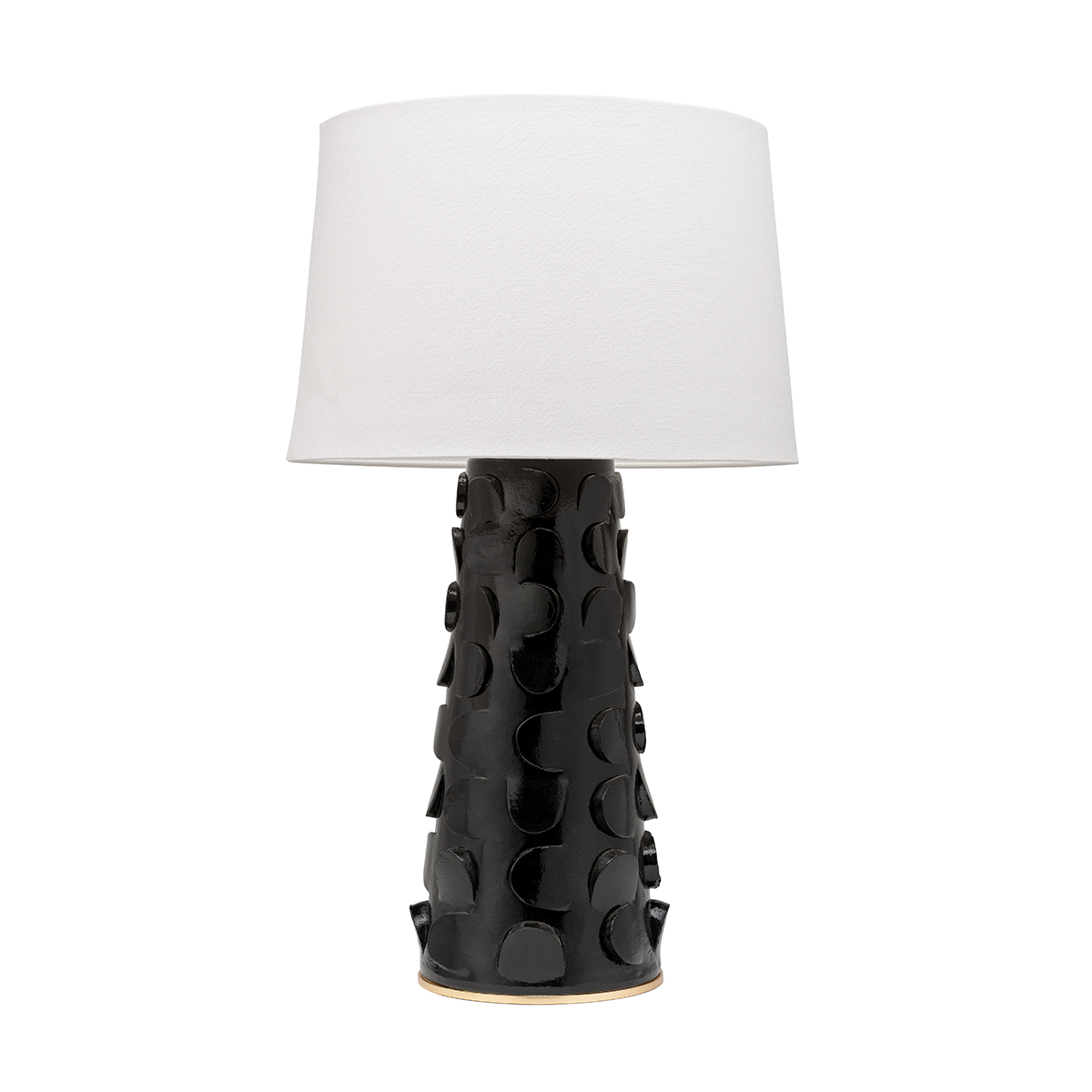 Mitzi Naomi Table Lamp in Black Lustro/gold Leaf Combo