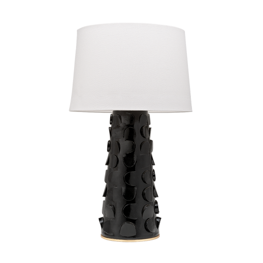Mitzi Naomi Table Lamp in Black Lustro/gold Leaf Combo