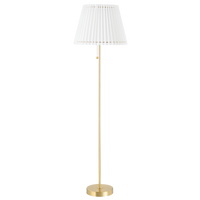 Mitzi Demi Floor Lamp in Aged Brass