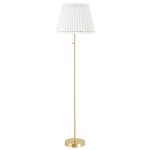 Mitzi Demi Floor Lamp in Aged Brass