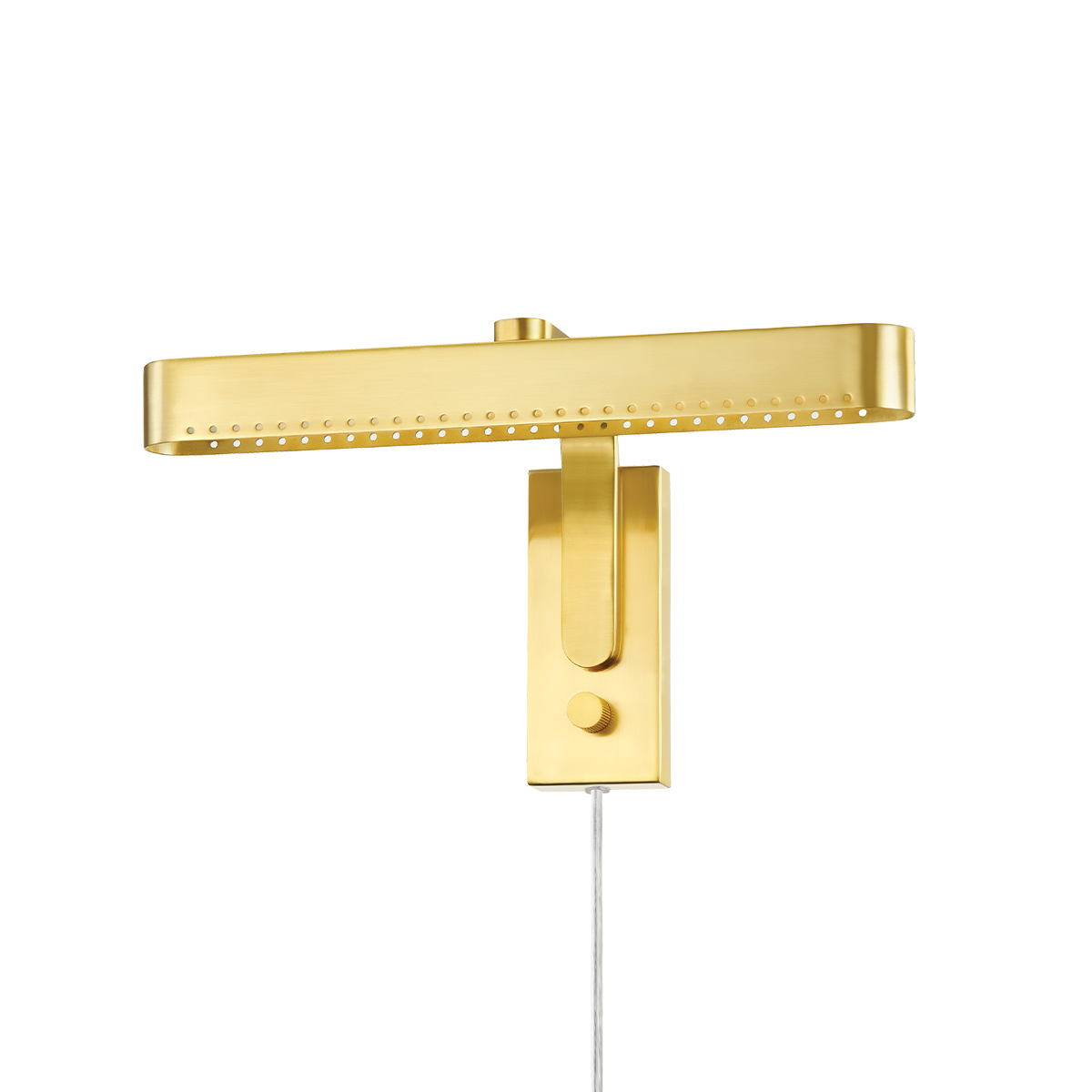 Mitzi Julissa Plug-in Sconce in Aged Brass
