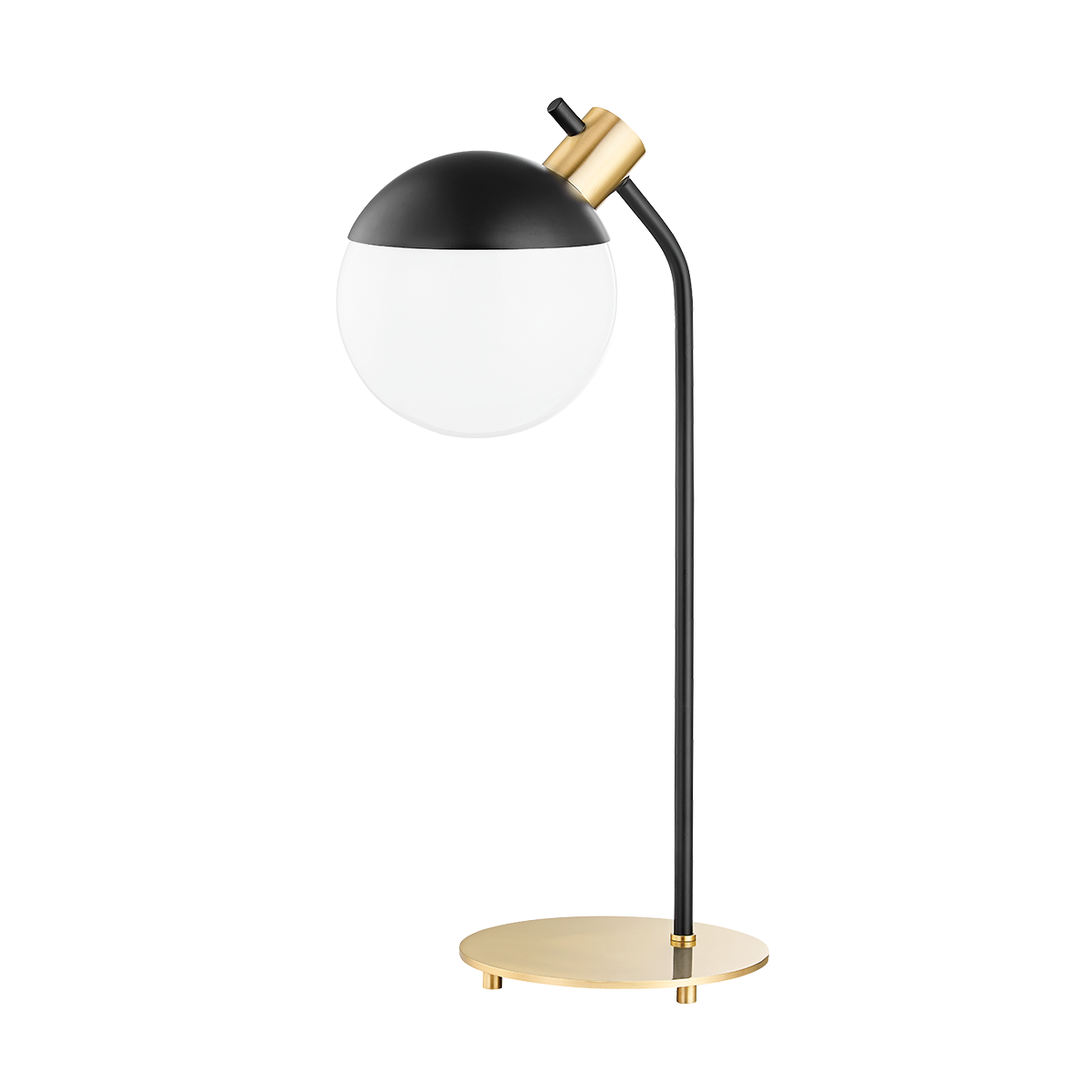 Mitzi Miranda Table Lamp in Aged Brass/soft Black