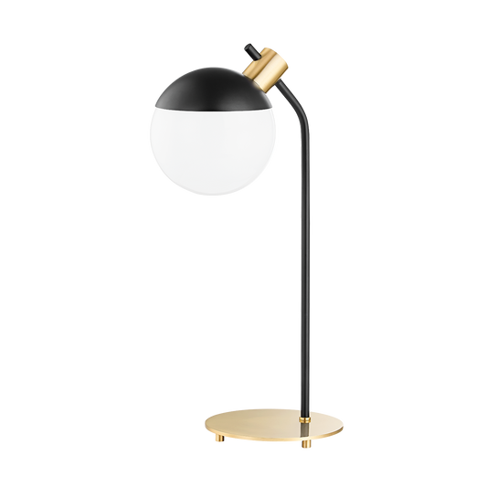 Mitzi Miranda Table Lamp in Aged Brass/soft Black