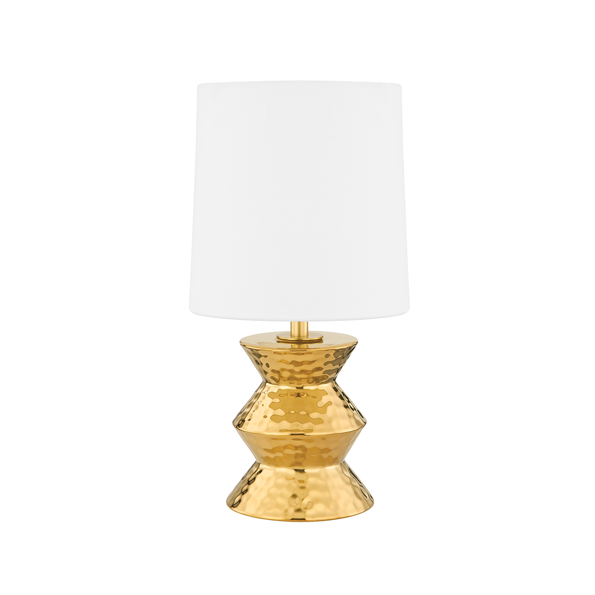 Mitzi Zoe Table Lamp in AGED BRASS CERAMIC GOLD