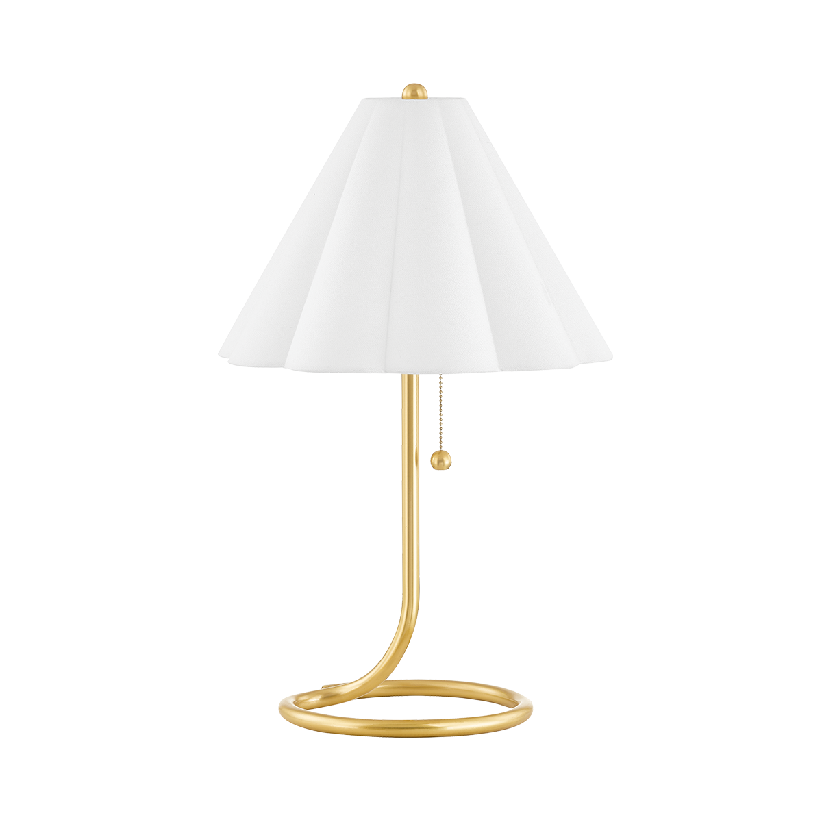 Mitzi Martha Table Lamp in Aged Brass