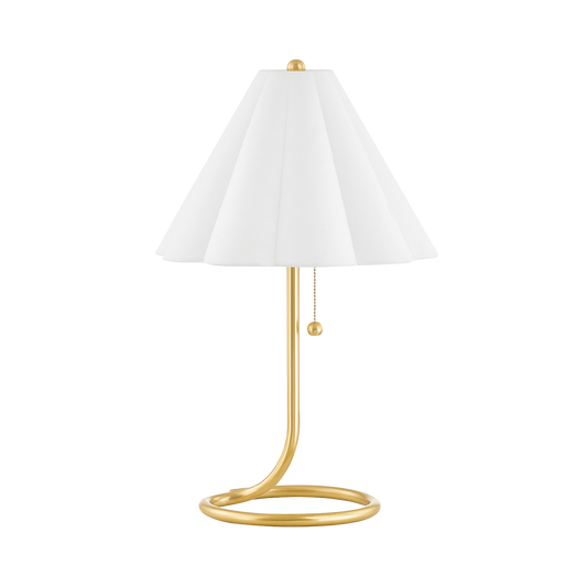 Mitzi Martha Table Lamp in Aged Brass
