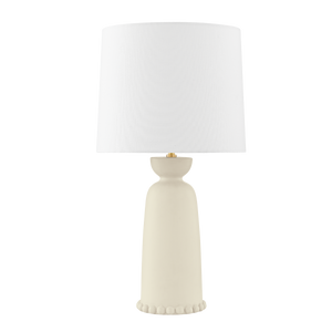 Mitzi Rhea Table Lamp in AGED BRASS/CERAMIC ANTIQUE IVORY