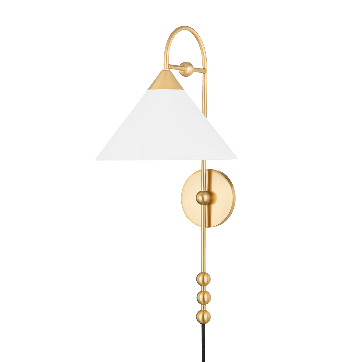 Mitzi Sang Wall Sconce in Aged Brass