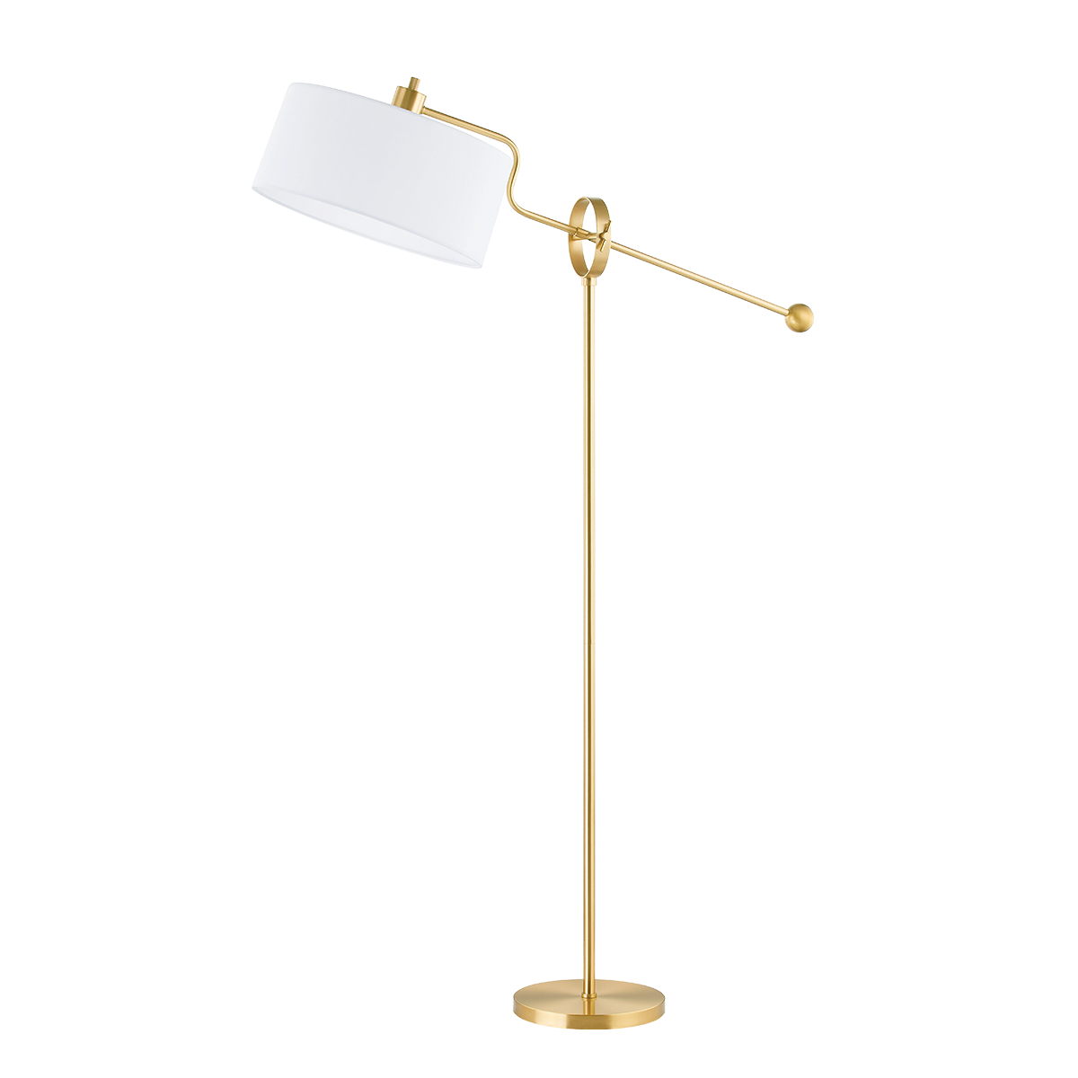 Mitzi LIBBY Floor Lamp in Aged Brass