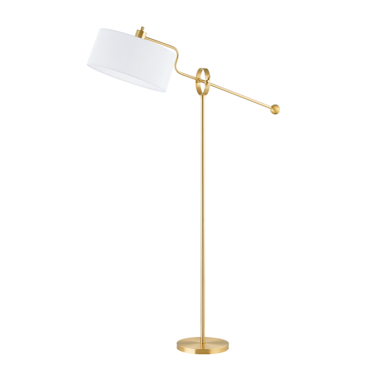 Mitzi LIBBY Floor Lamp in Aged Brass