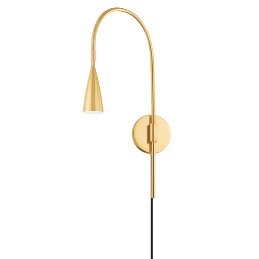 Mitzi JENICA Plug-in Sconce in Aged Brass