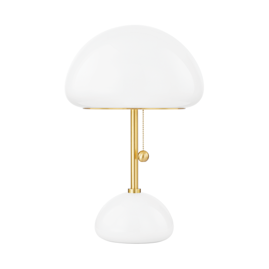 Mitzi CORTNEY Table Lamp in Aged Brass