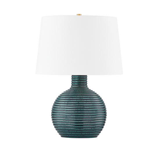 Mitzi SARA Table Lamp in Aged Brass