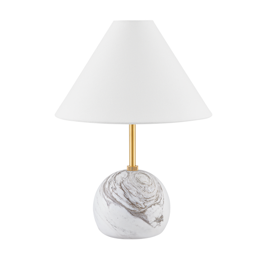 Mitzi JEWEL Table Lamp in Aged Brass