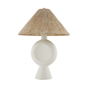 Mitzi CENTELLA Table Lamp in AGED BRASS/WHITE PLASTER