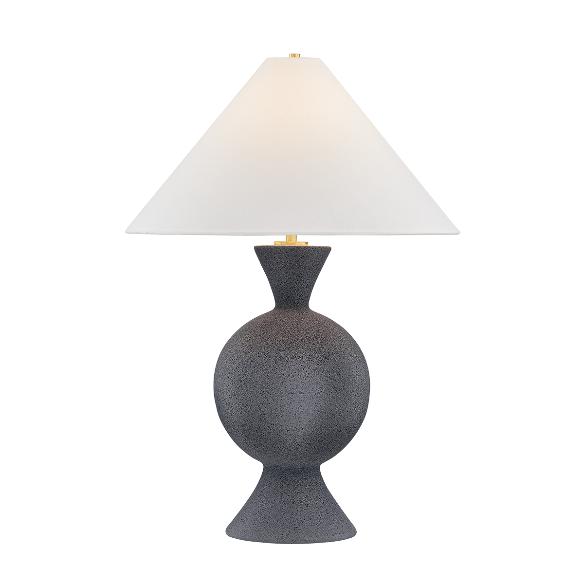 Mitzi ZADEH Table Lamp in AGED BRASS/CERAMIC PALE MIDNIGHT