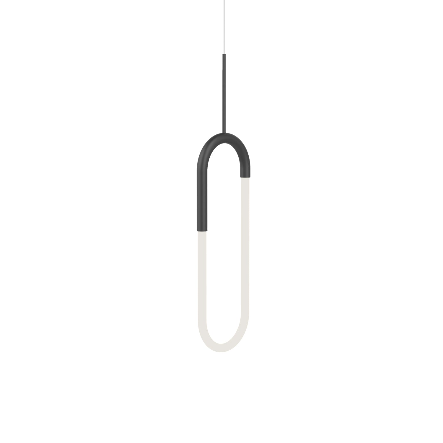 Huron 8-in Brushed Gold LED Pendant