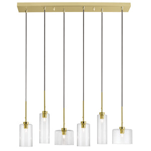 Industrial Chic 6LT Pendant