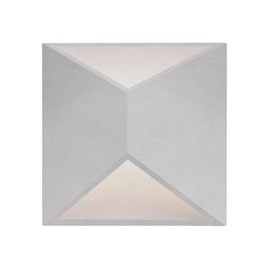 Indio 7-in White LED Exterior Wall Sconce
