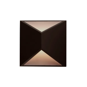 Indio 7-in White LED Exterior Wall Sconce