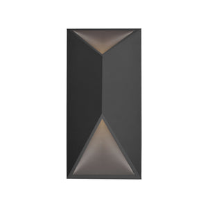 Indio 12-in White LED Exterior Wall Sconce
