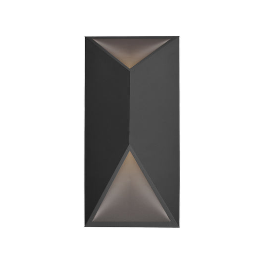 Indio 12-in White LED Exterior Wall Sconce